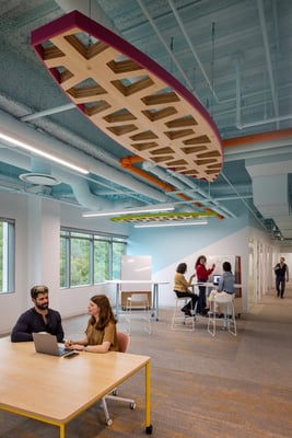 Flexible workspace in office